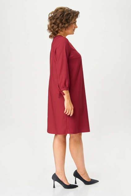 Платье 4450 бордовый ZLATA