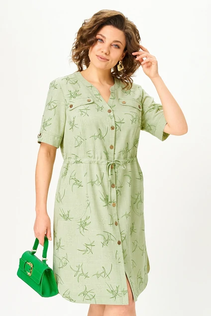 Платье 4470 зеленый ZLATA