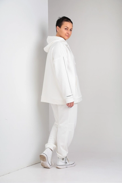 Спортивный костюм 466 белый Zigzag Style