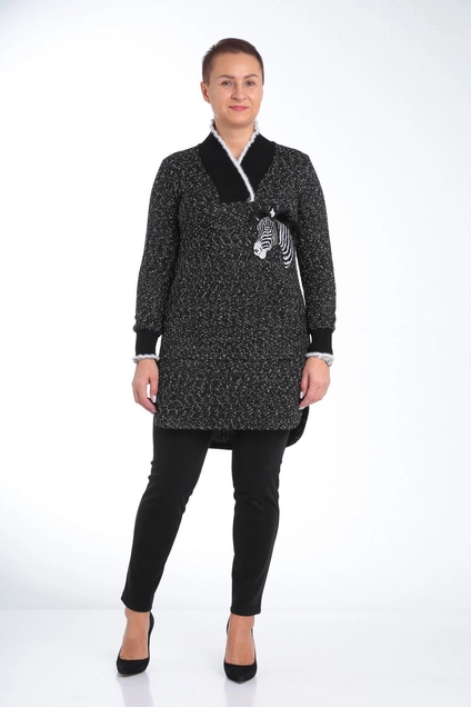 Костюм брючный 292 зебра Zigzag Style