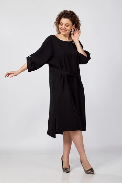 Платье 320 черный Zigzag Style