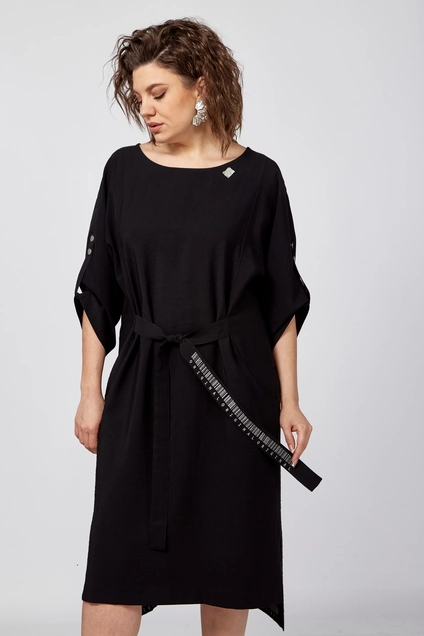 Платье 320 черный Zigzag Style