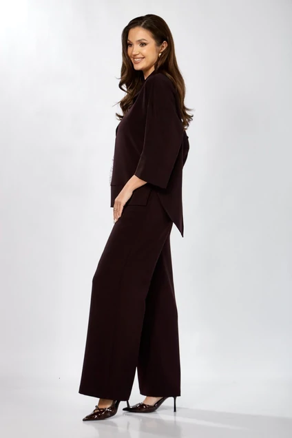 Костюм брючный 559-2 темная ежевика Zigzag Style