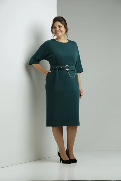 Платье 573 изумруд Zigzag Style фото 3