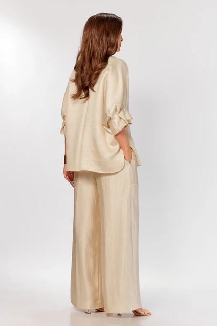 Костюм брючный 642 шампань Zigzag Style