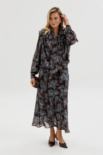 Костюм с юбкой 659 Zigzag Style