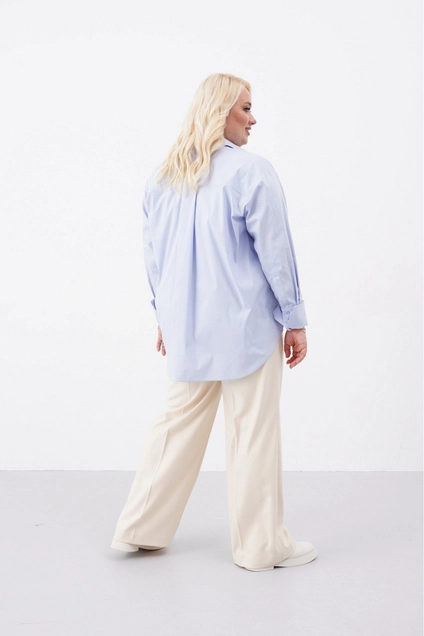 Блузка K-03040 голубой Ketty