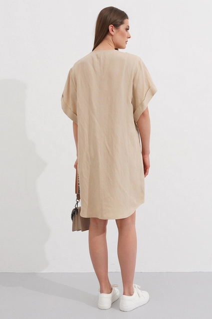 Платье K-06580 бежевый Ketty