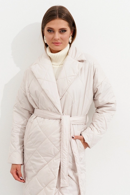 Пальто K-08570 бежевый Ketty