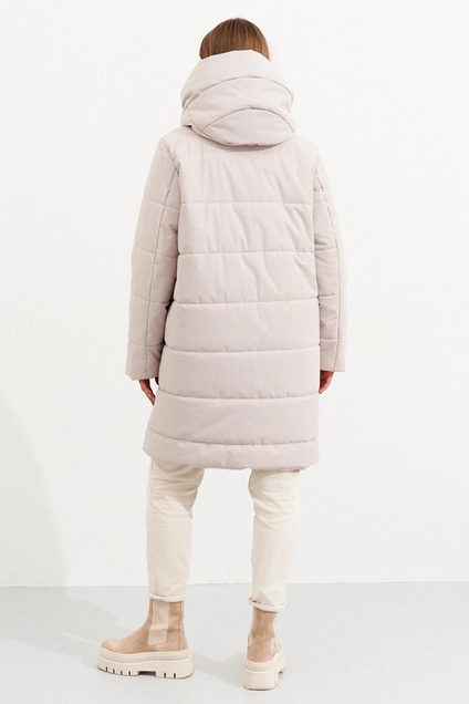 Пальто K-11070 бежевый Ketty