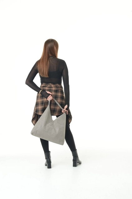 Сумка BAG-grey-velour mt.style