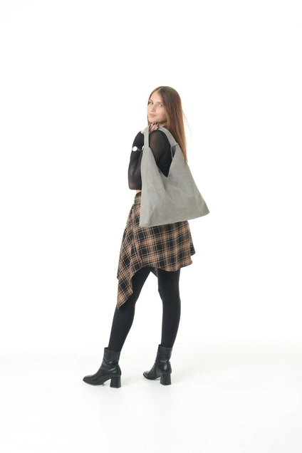 Сумка BAG-grey-velour mt.style