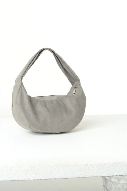 Сумка HOBO-grey-velour mt.style