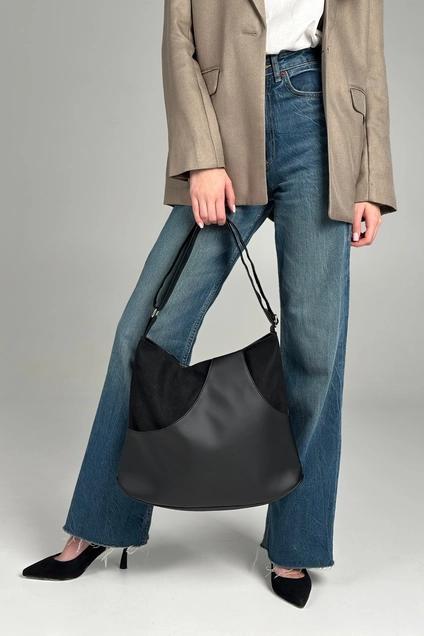 Сумка TESS-black-velour mt.style