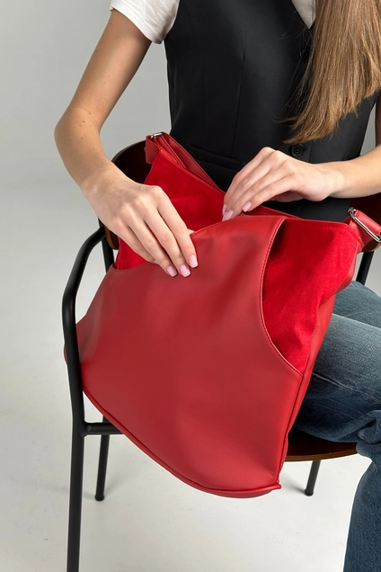 Сумка TESS-red-velour mt.style