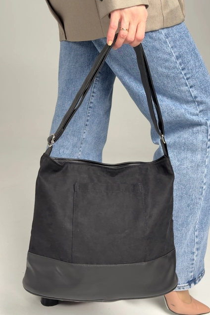 Сумка VEDRO-black-velour mt.style
