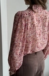Блузка 376-1 розовый + ромашки Lizet collection