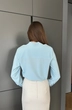 Блузка 421 синий Lizet collection