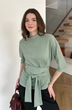 Блузка 314 зеленый Lizet collection