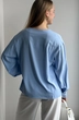 Блузка 450 голубой Lizet collection