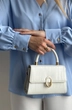 Блузка 450 голубой Lizet collection