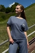 Блузка 476 синий Lizet collection