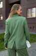 Жакет 478 зеленый лен Lizet collection