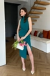 Платье 526 зеленый Lizet collection