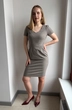 Платье 138 капучино Lizet collection