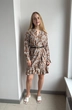 Платье 200 коричневые цветы Lizet collection