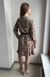 Платье 200 коричневые цветы Lizet collection