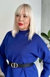 Костюм брючный 008 синий Lizet collection