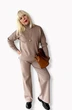 Костюм брючный 009 мокко Lizet collection