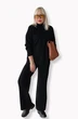 Костюм брючный 009 черный Lizet collection