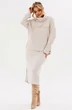 Костюм с юбкой 1551 бежевый Faufilure Костюм с юбкой 1551 бежевый Faufilure