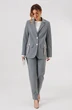 Костюм брючный 1573 серый Faufilure