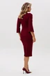 Платье 1826 бордовый Faufilure фото 2
