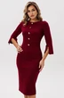Платье 1826 бордовый Faufilure фото 3