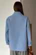 Пальто 469 голубой Lizet collection