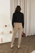 Блузка    302-1 черный Lizet collection