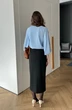 Блузка 400 голубой  Lizet collection