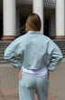 Жакет 473 голубой Lizet collection