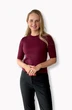 Футболка 482 марсала Lizet collection