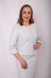Костюм с юбкой 1099-1 голубой АСВ
