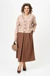 Костюм с юбкой 24131 капучино AIRA style