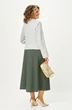 Костюм с юбкой 24133-1 зеленый AIRA style фото 2
