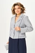 Костюм с юбкой 24133-1 серо-синий AIRA style фото 4
