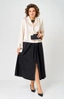 Костюм с юбкой 24134 молочно-черный AIRA style фото 5