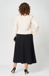 Костюм с юбкой 24134 молочно-черный AIRA style фото 2