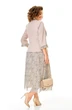Костюм с юбкой 24144 бежевый лео AIRA style фото 2